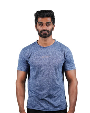 Vital Navy Blue Half Sleeve T-Shirt